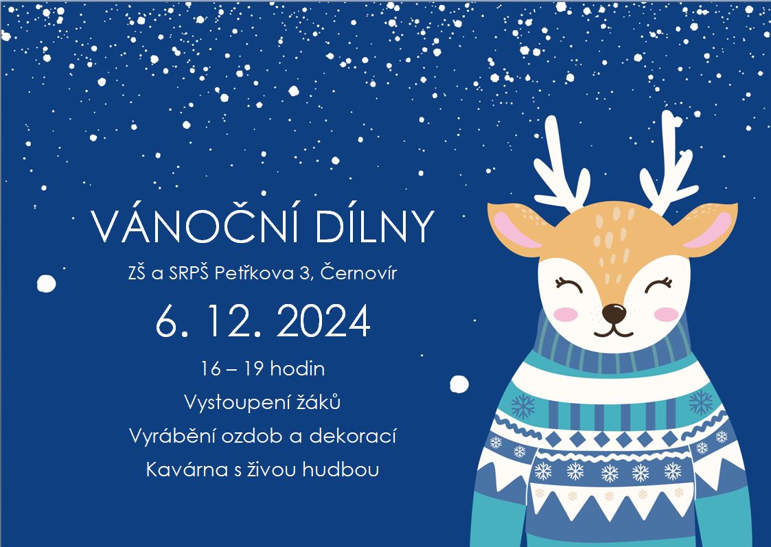 povánka vánoční dílny 2024